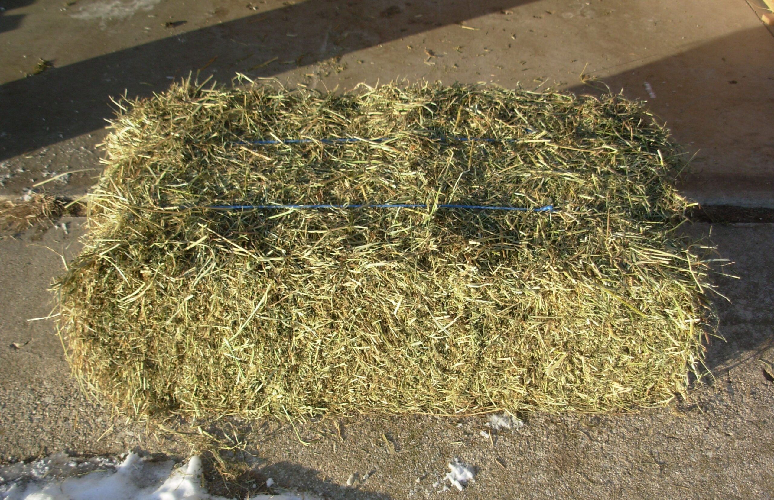 3 ex grass bale